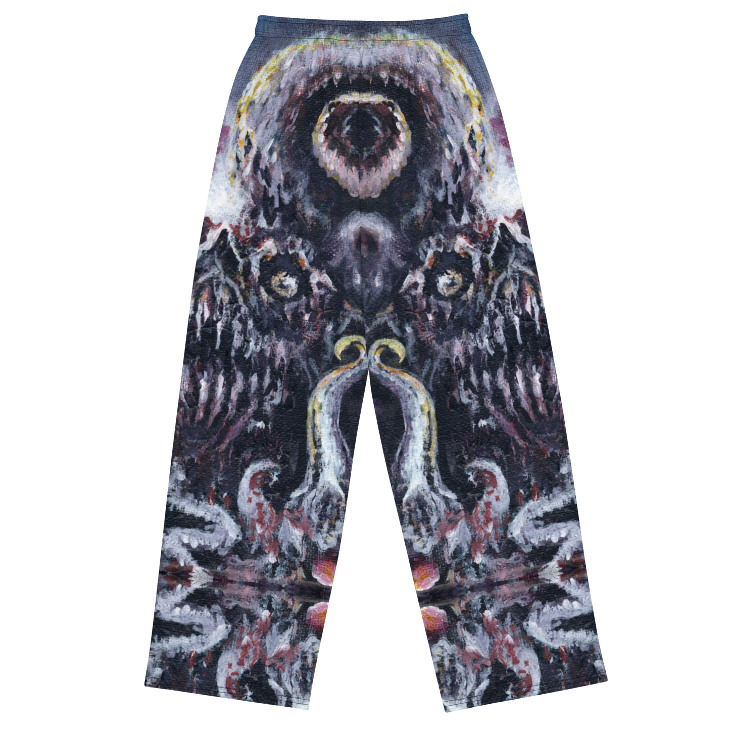 Tentacles All-over print unisex wide-leg pants