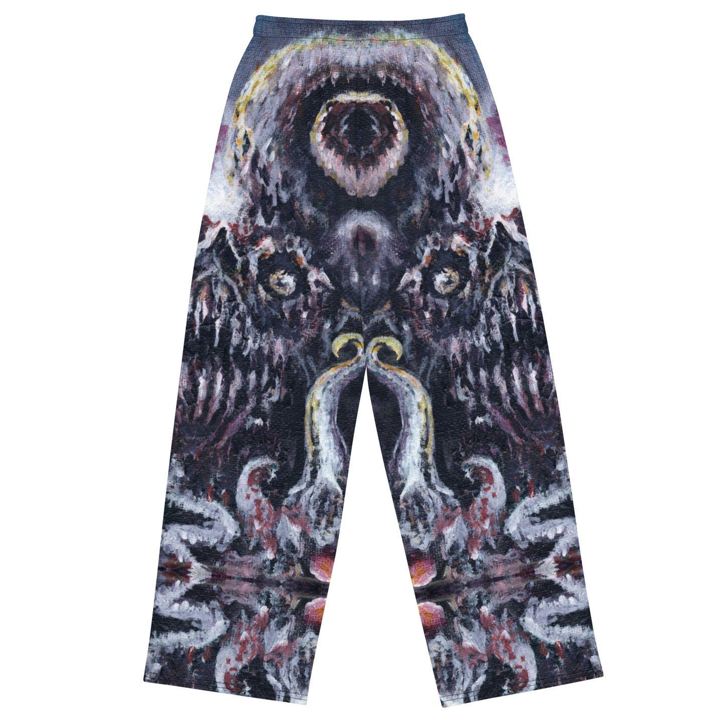 Tentacles All-over print unisex wide-leg pants