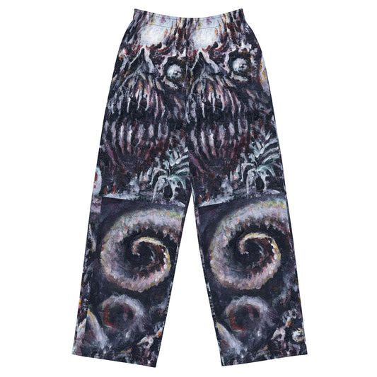 Tentacles All-over print unisex wide-leg pants